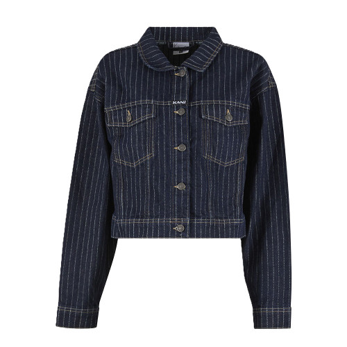Karl Kani Γυναικείο μπουφάν Retro Cropped Denim Jacket